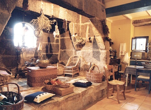 Breakfastroom at Pazo Bentraces