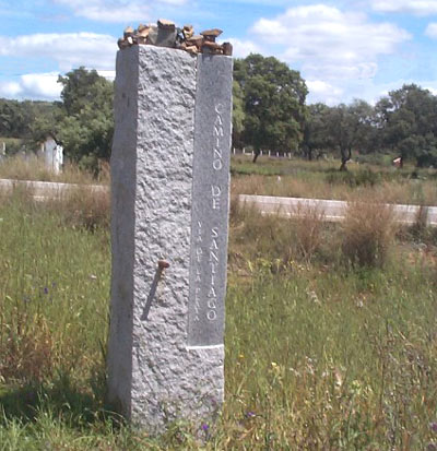 Camino Santiago marker