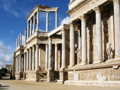 Roman ruins at Merida