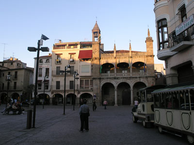 Plaza Major at Plasencia