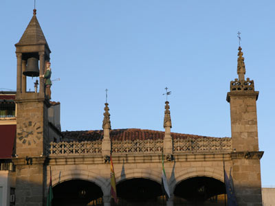 Town clock at Plasencia